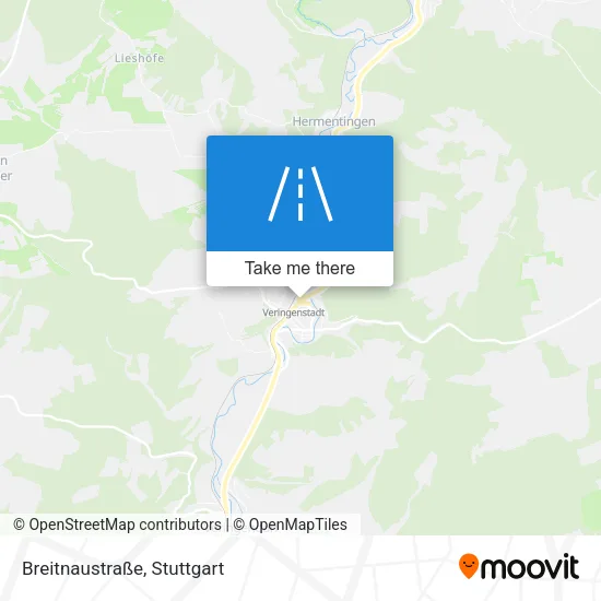 Карта Breitnaustraße
