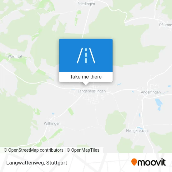 Карта Langwattenweg