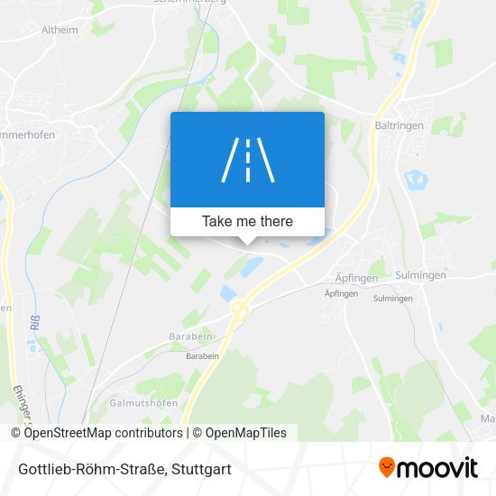 Карта Gottlieb-Röhm-Straße