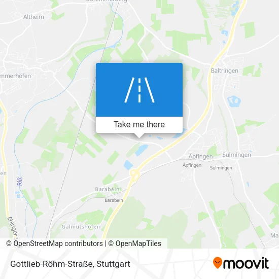 Карта Gottlieb-Röhm-Straße