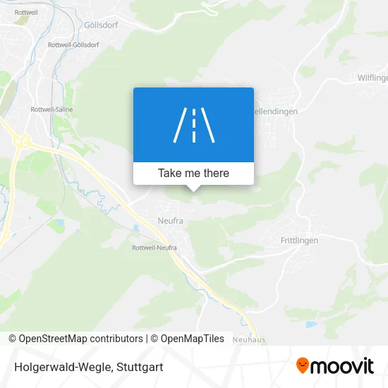 Карта Holgerwald-Wegle
