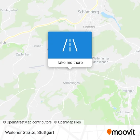 Карта Weilener Straße