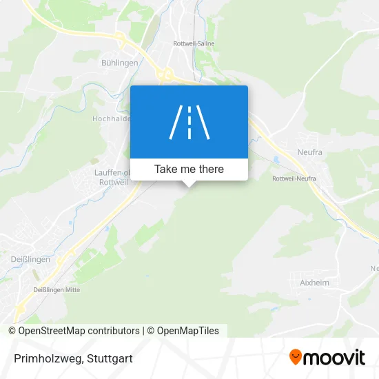 Primholzweg map