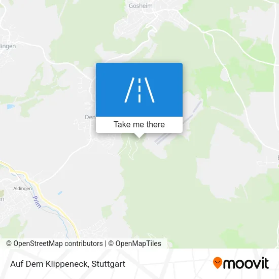 Карта Auf Dem Klippeneck