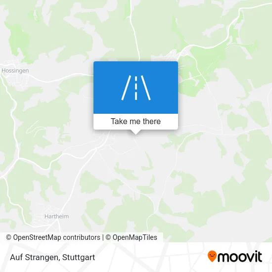 Карта Auf Strangen