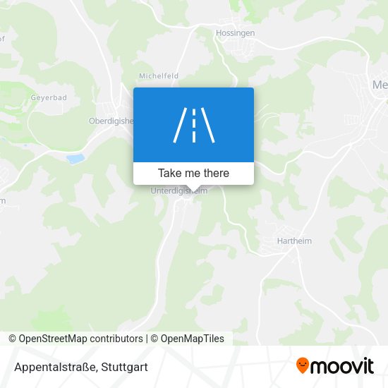 Appentalstraße map