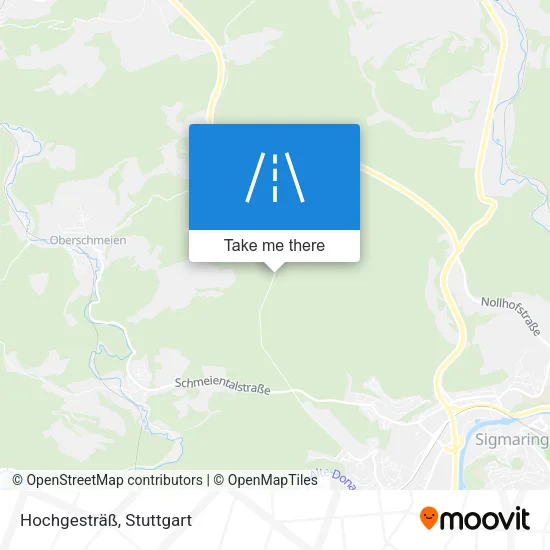 Карта Hochgesträß
