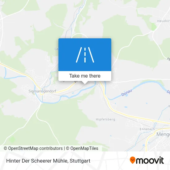 Карта Hinter Der Scheerer Mühle