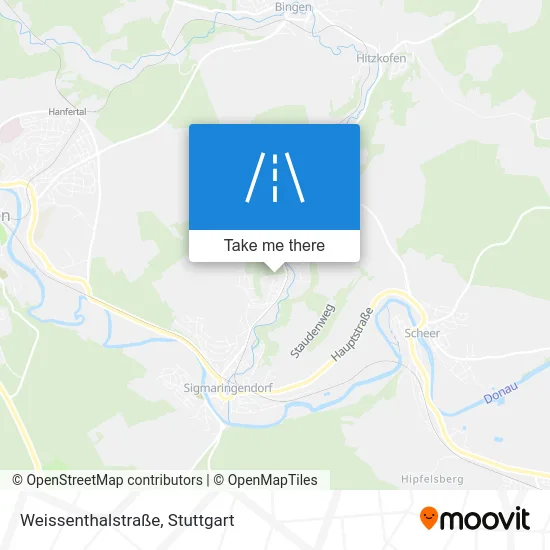 Карта Weissenthalstraße