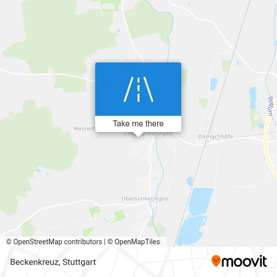 Карта Beckenkreuz