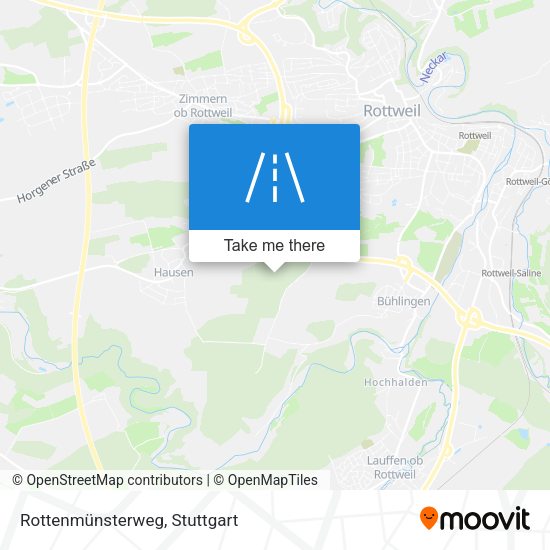 Rottenmünsterweg map