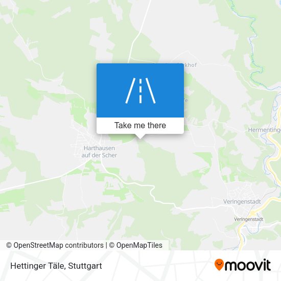 Hettinger Täle map