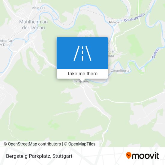 Bergsteig Parkplatz map