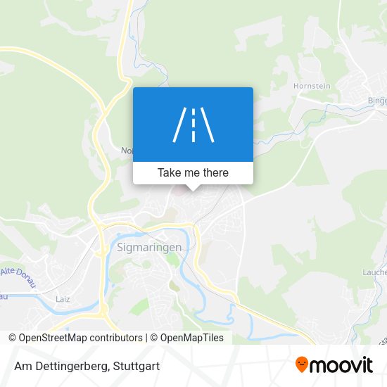 Am Dettingerberg map