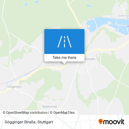 Gögginger Straße map