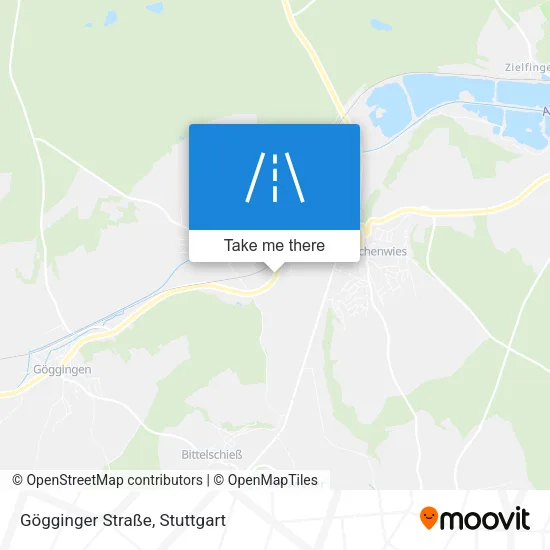 Gögginger Straße map