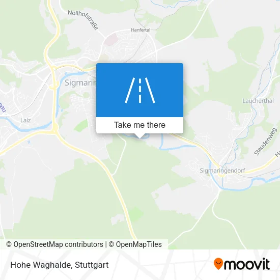 Карта Hohe Waghalde