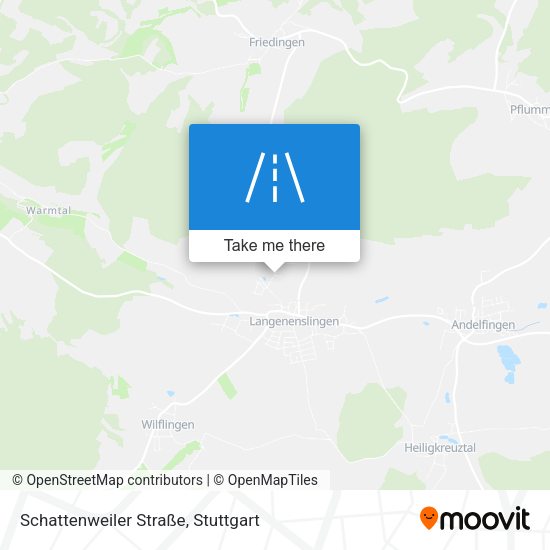 Schattenweiler Straße map