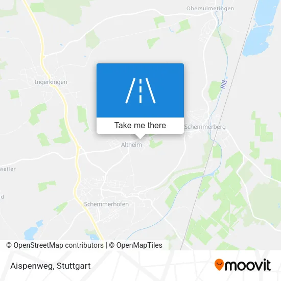 Aispenweg map