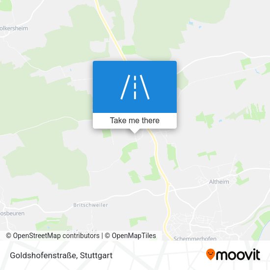 Goldshofenstraße map