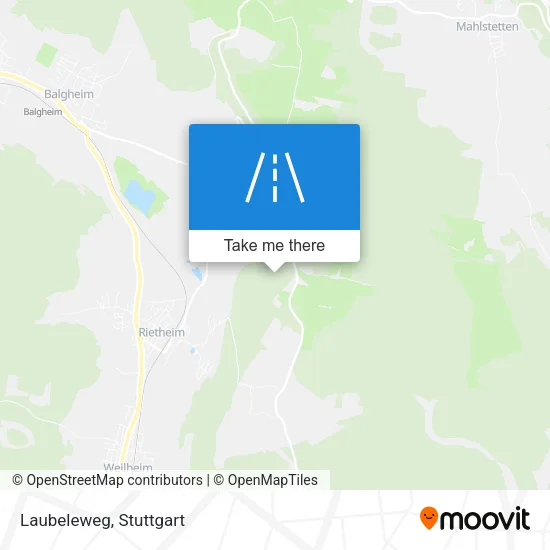 Карта Laubeleweg