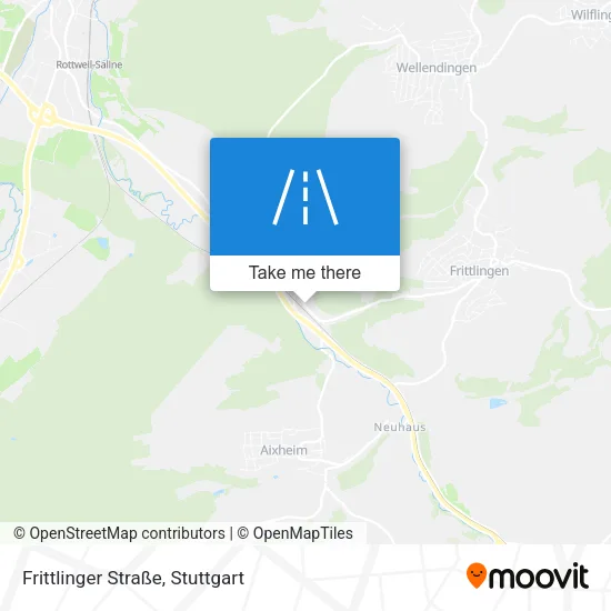 Карта Frittlinger Straße