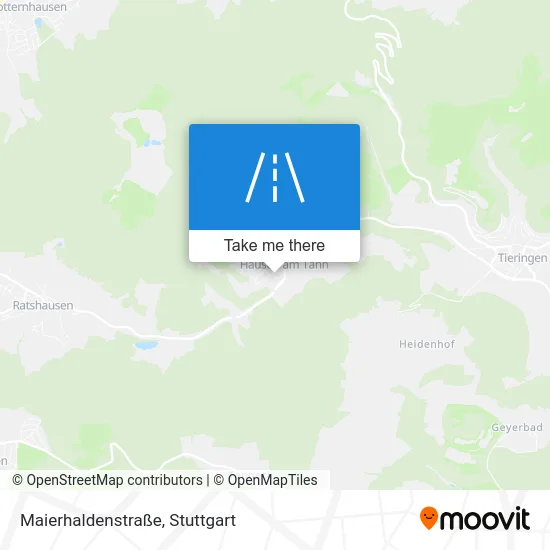 Карта Maierhaldenstraße