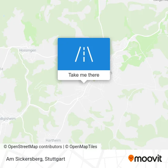 Карта Am Sickersberg