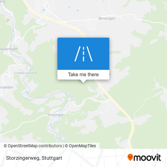 Storzingerweg map