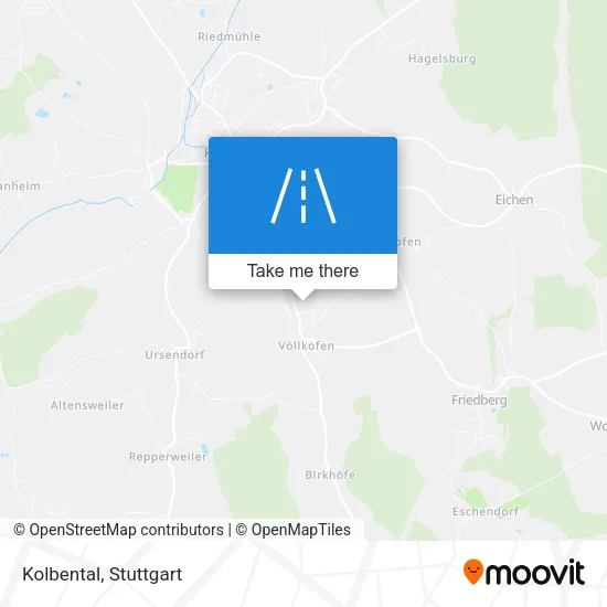 Kolbental map