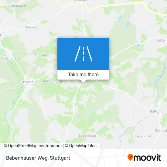 Карта Bebenhauser Weg