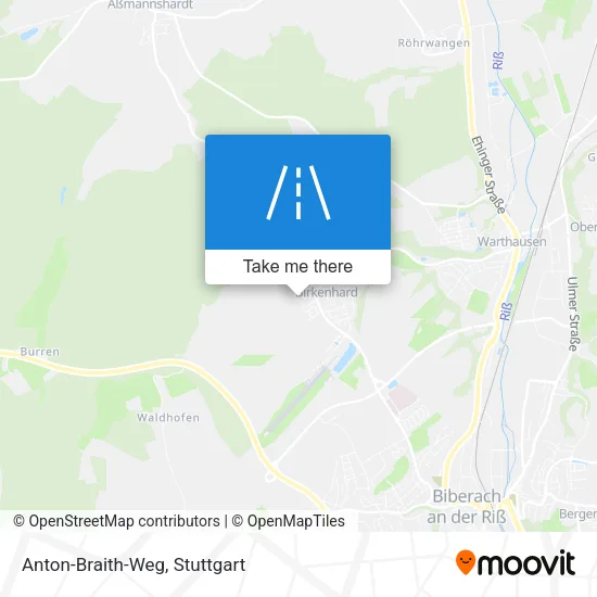 Карта Anton-Braith-Weg