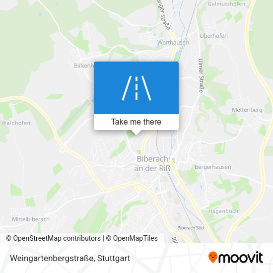 Weingartenbergstraße map
