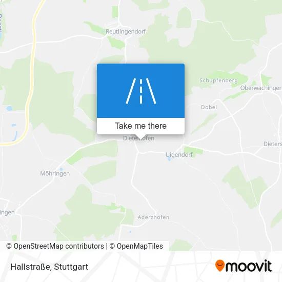 Hallstraße map