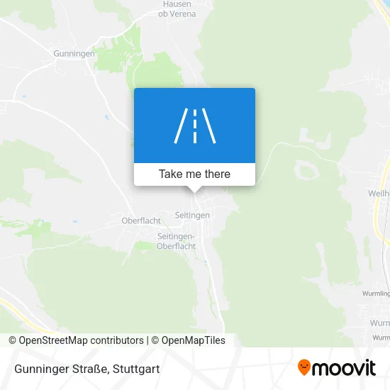 Gunninger Straße map