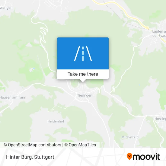Карта Hinter Burg