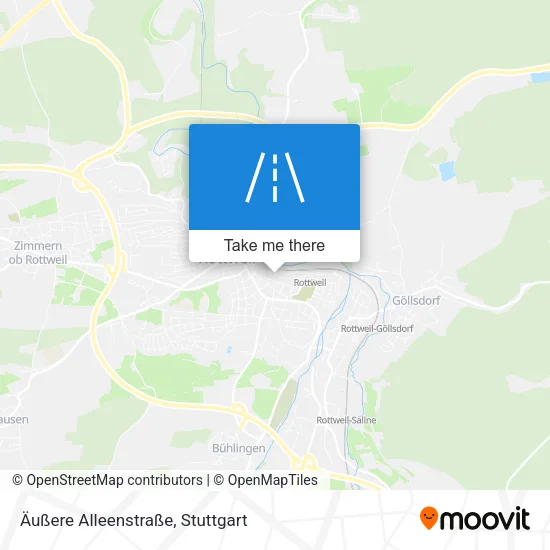 Карта Äußere Alleenstraße