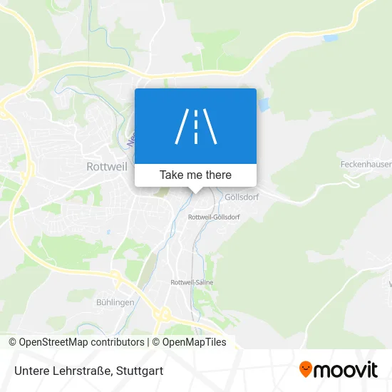 Карта Untere Lehrstraße