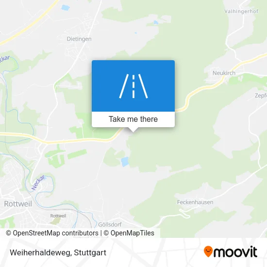 Карта Weiherhaldeweg