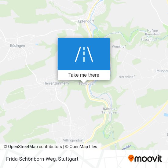 Frida-Schönborn-Weg map