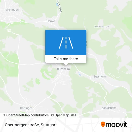 Карта Obermorgenstraße