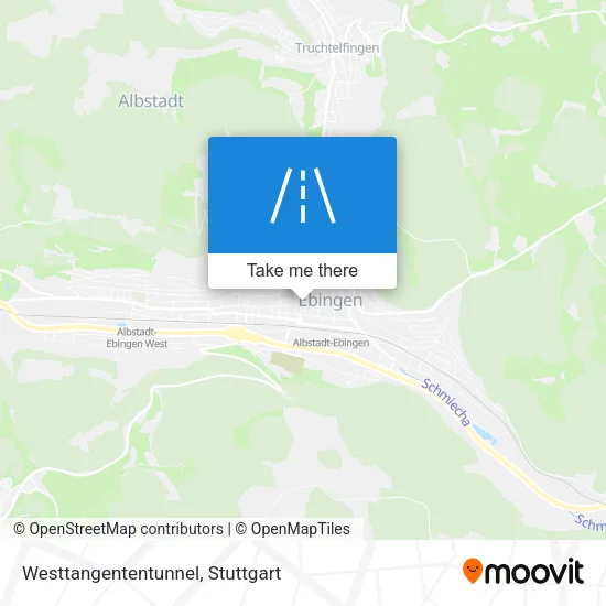Карта Westtangententunnel
