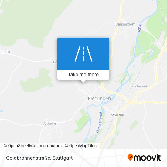 Goldbronnenstraße map