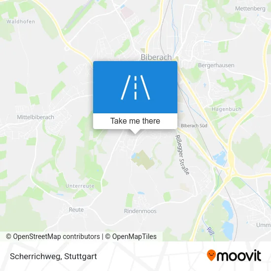Карта Scherrichweg