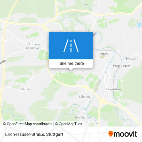 Карта Erich-Hauser-Straße