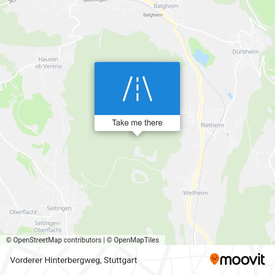 Vorderer Hinterbergweg map