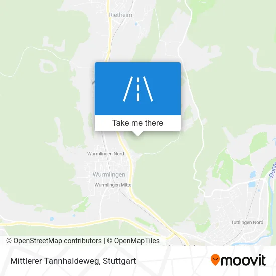 Карта Mittlerer Tannhaldeweg