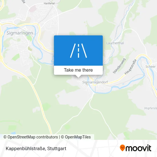 Карта Kappenbühlstraße