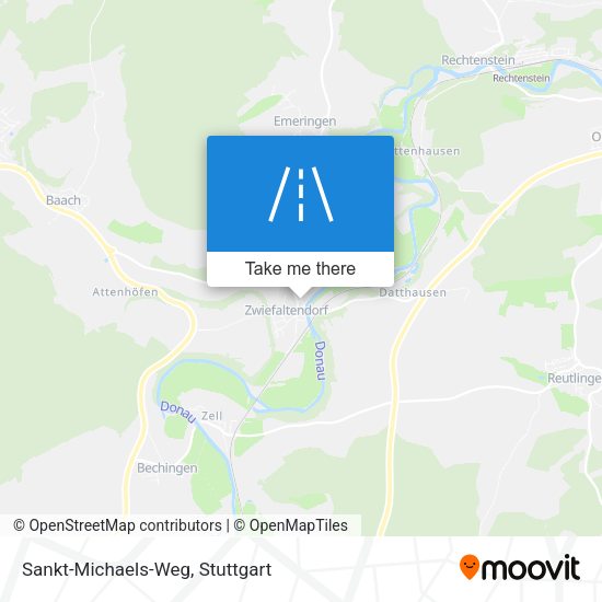 Sankt-Michaels-Weg map