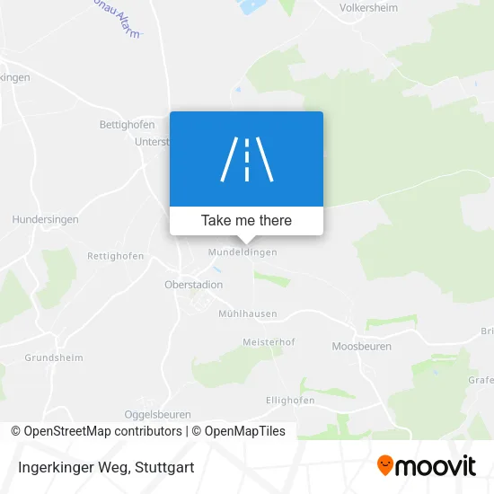 Карта Ingerkinger Weg